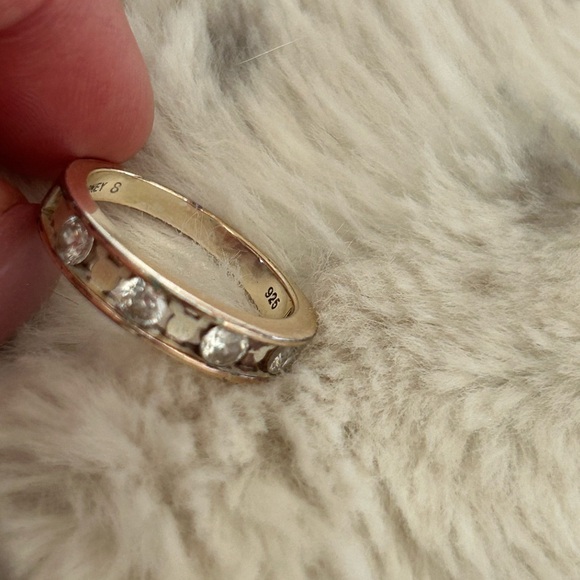 Silver and CZ Stud Disney Minnie Mickey Mouse Ring - Picture 4 of 9